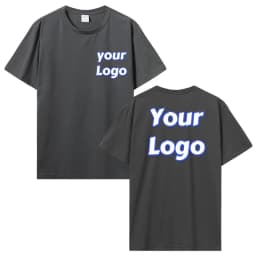 Customized Print T Shirt Men Women Custom Cotton Tops Tees DIY Your Like Photo Or Logo Cotton T-shirt Personalized Men Clothing