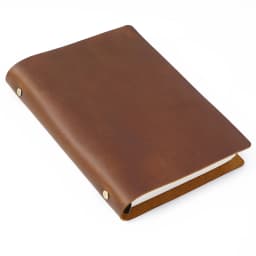 AIGUONIU Classic Leather Rings Binder Notebook A5 Genuine Leather Cover Journal Diary Sketchbook Planner Stationery