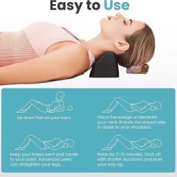Cervical Spine Massage Pillow PU Gravity Acupressure Portable Ergonomic Neck Shoulder Traction Stretching Relaxation Women Men