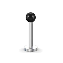 1-16pcs 16G Stainless Steel Lip Rings Studs Medusa Labret Monroe Tragus Helix Cartilage Forward Earrings Piercing Jewelry Black