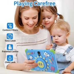 New 7 Inch Cartoon Pattern Kids' Tablet Android 13, 4GB RAM 64GB ROM, 1TB Expand, WiFi, 4000mAh Battery, Dual Camera, Google Pad