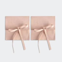 50pcs Wholesale Custom Jewellery Drawstring Bag Pouch Multifunction Suede Microfiber Jewelry Rings Earrings Packaging Bag With L