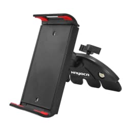 Car CD Slot Tablet Pc Stand Holder Mount 360 Degree Rotation with Rechargeable Hole Fall Prevention Car Navigation for Ipad Pro