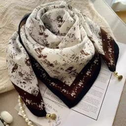 2025 Hot Magnetic Triangle Neck Protection Scarf For Women Cotton Linen Scarf High-end Neck Scarf Keep Warm High Quality