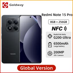 Global Version Xiaomi Redmi Note 15 Pro NFC Smartphone 256GB 512GB 6.77" AMOLED Display 200MP 6500mAh Battery 45W Turbo Charging