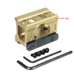 Tactical Metal RM T-1 T-2 Red Dot Sight Side Mount 45° Offset Optics Mounting Base Accessories Red Dot 45 Degree Bracket