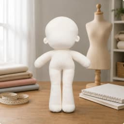 Blank Soft Doll Ivory Soft Doll Body Kids Toy Soft Cuddly