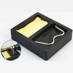 2pcs Mini Soldering Iron Stand Holder Welding Solder Soldering Stand With Clean Sponge For BGA Soldering Station Repair Tools