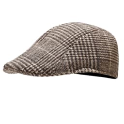 British Style Autumn Winter Warm Gentleman Baseball Hat Berets Newsboy Painters Hat Plaid Wool Hat Unisex Cabbie Visor Flat Cap