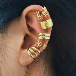 Fashion Ear Cuffs Without Piercing Ear Clip Earrings Non-Piercing Fake Cartilage Earrings For Women Jewelry 2022 Gifts