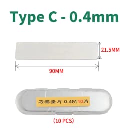 CNC Turning Tool Holder Shim Gasket Spacer Lathe 0.1mm 0.5mm 1.0mm 1.2mm 1.5mm Cutter Machine Tool Accessories