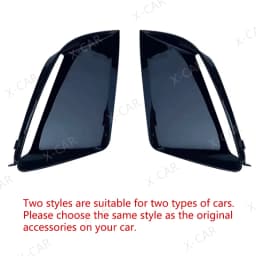For Audi RS6 2011-2018 Front Bumper Fog Light Lamp Trim Molding Cover Frame Shell Cap Hood Lid For Audi RS7 2009 2010 2011-2018