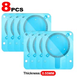 10-1PCS Strong Magnetic Ring Wireless Charging Magnet Circle Sticker Metal Magnet Plate Sheet for Magsafe IPhone 17 16 15