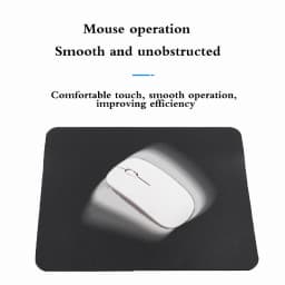 Portable PU Leather Mouse Pad Desktop Non-Slip Mouse Pad Waterproof Anti-Scratch Mat Easy To Clean For Office Laptop Accessories
