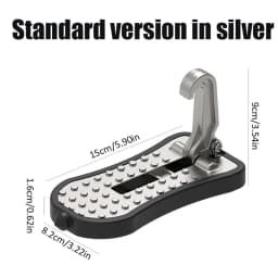 Extended Foldable Car Roof Rack Step Car Door Step Universal Latch Hook Auxiliary Foot Pedal Auto Rooftop Luggage Step Ladder