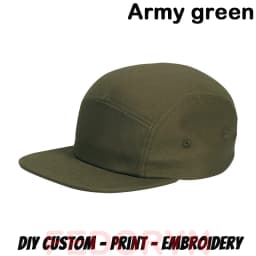 Fedoryn Custom Embroidery Flying Cap Cotton 5-panel Camping Hat Flat Brim Baseball Cap Design Print Skateboard Cap Wholesale