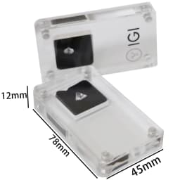 Transparent Stone Storage Box Gems GIA Jewelry Display Organizer Gemstone CVD IGI Gift Packaging Box Loose Diamond Showcase Tray