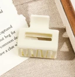 1/4Pcs frosted multi-color mini block small grab clip hair claw high grip braid tidying shark clip