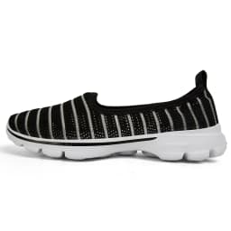 STRONGSHEN Women's Summer Sneakers Slip On Flat Shoe Women's Fashion Casual Loafers Walking Shoe Outdoor Mesh Soft Bottom Sports