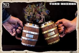 One Piece Barrel Mug Anime Merch Goods Handmade Cup With 304 Stainless Steel Liner Collectible Drinkware Gift For Anime Fans Com