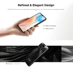 Global version DOOGEE N55 Smartphone 6.56 " 90Hz Screen Telephone Portable 4GB+128GB Triple 13MP 5150mAh Android 14 Mobile Phone