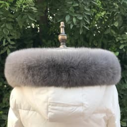 Real Fox Fur Collar For Coat Hood Decors Women Men Winter Luxury Fur Scarf Genuine Female Furry 100% Natural Fur Scarves Shawls