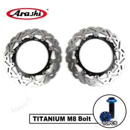 Arashi 2PCS CNC Floating Front Brake Disc Brake Rotors For BMW K 1300 S K1300S 2009 2010 2011 2012 2013 2014 2015 Accessories