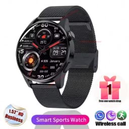2026 New Smart Watch Men AMOLED HD Screen GPS Motion Trajectory Heart Rate Bluetooth Call SmartWatch Waterproof Android iOS Ht30