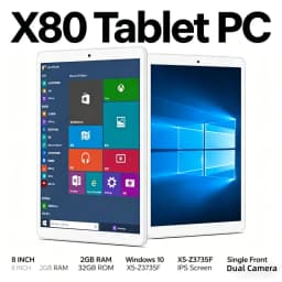 8 INCH Q1 Windows 10 Tablet PC 8GB RAM 128GB ROM 64 Bit Z8350 CPU X80 1.33GHz 1280 X 800 IPS Screen WIFI Quad Core