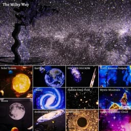 13 in 1 Star Projector, Night Light Galaxy Projector Starry Sky Projector 360° Rotate Planetarium Lamp For Kids Bedroom Deco 