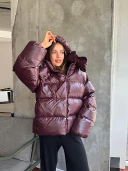 Classic Women's Winter Jacket Coat Hooded Cropped Warm Fashion Coats 2025 New Casual High Street Outerwear Lady Loose Fit Outfit