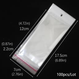 OPP self sealing transparent plastic bag, cellophane, self-adhesive packaging, jewelry, candy, cookies, gift packaging bag