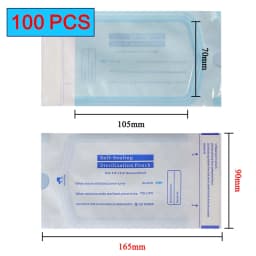200/100/50PCS Self Sealing Sterilization Pouches Self-adhesive Clean Bags Tattoo Nail Art Grade Paper Dental Tattoo Accessories