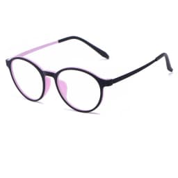 ZIROSAT 3050 Ultralight Titanium TR90 Reading Glasses Retro Round Anti-Blue Ray Eyeglasses Frame Men And Women