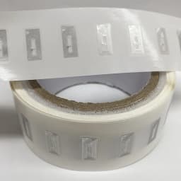 NTAG213 NFC Tags Bulk Rewritable Adhesive Labels Transparent Design for Smart Shelves Inventory Product Tracking Identification