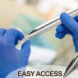 6 Inch Lab Spatula Stainless Steel Lab Scoop Spatula with Rounded Pointed Ends Laboratory Curved Metal Bead Scoop for Scooping T