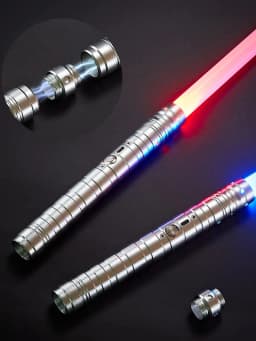 RGB EMetal Lightsaber Dueling Smooth Swing Sword Sabre De Luz 14 Color Changing with Sounds Flashing Toy