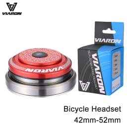 VIARON Bicycle Headset 4455ST/4456ST CNC 11/8"-11/2" Sealed Bearing Straight Tapered Tube Fork MTB Bike Headset