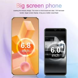 HOT 2026 NEW Original For 40 Pro Brand New 6.8 inch Full Screen Smartphone 4G 5G Cell Phone 6800mAh Mobile Phones Global Vers