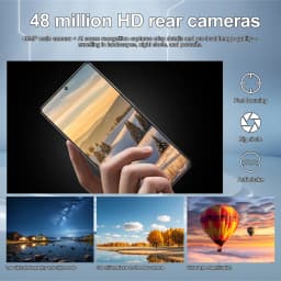 K-Touch Cell Phone For C26 Ultra Smartphone Android 5G 7.3 Inch HD Full Display Mobile Phones 22GB RAM 2TB ROM 7800mAh Battery 48MP Camera Face Recognition Dual SIM Unlocked Android 15 Smartphone 5G Cell Phone