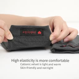 Mittens Male Warm Cycling Driving Cold Students Windproof Elastic Winter Thin Velvet Lovers All Refer to Female Half Round Glove