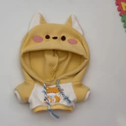 Doll Clothes 20cm Cotton Doll Replacement Clothes Hooded Sweaters Plush Doll Clothes Children's Holiday Gifts