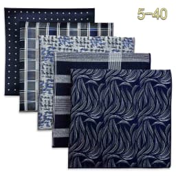 5 PCS Mens Pocket Square Set Assorted Handkerchief Multi Styles Paisley Floral Suit Large 32cm Hanky Business Accessories