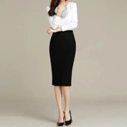 New Women Slim High Waist Long Section Of The Thin Split Step Hip Professional Skirts
