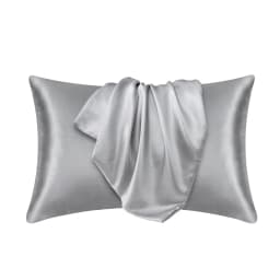 Nordic Silk Pillowcase White Black Grey Khaki Blue Pink Sliver Bed Pillow Covers Luxury Cases Home Bedding Decor