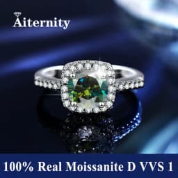 Classic 6 Prong Diamond Ring D Color 1ct Moissanite VVS Round Cut Lab Diamond Ring for Women Engagement Wedding Band Jewelry