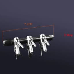 1 2 3 4 5 Way Aquarium Air Splitter Valve Fish Tank Air Pump Flow Splitter Distributor Pump Valve Tap Lever Control Switch Valve