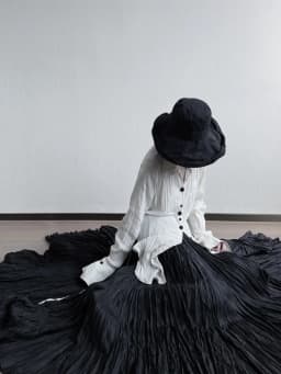 UMI MAO Yamamoto Dark Wind Extra Large Fold Irregular Skirts Spring Summer Crowd Design Sense Large Swing Skirt For Women