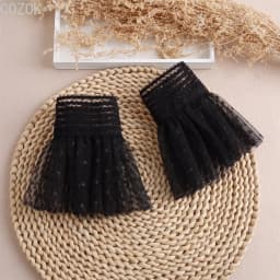 DIY Detachable Cuffs Cuff Extension Embroidery Lace Daisy Fake Sleeves Elastic Wild Wrist Pleated Organ Lolita Fake Sleeves