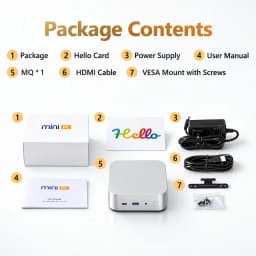 SZBOX M66 Mini PC Ryzen 5 6600H Ryzen5 7640HS 16GB 24GB 1TB Win11 Pro DDR5 NVMe SSD WiFi6 BT5.2 Gaming Desktop Office Mini PC
